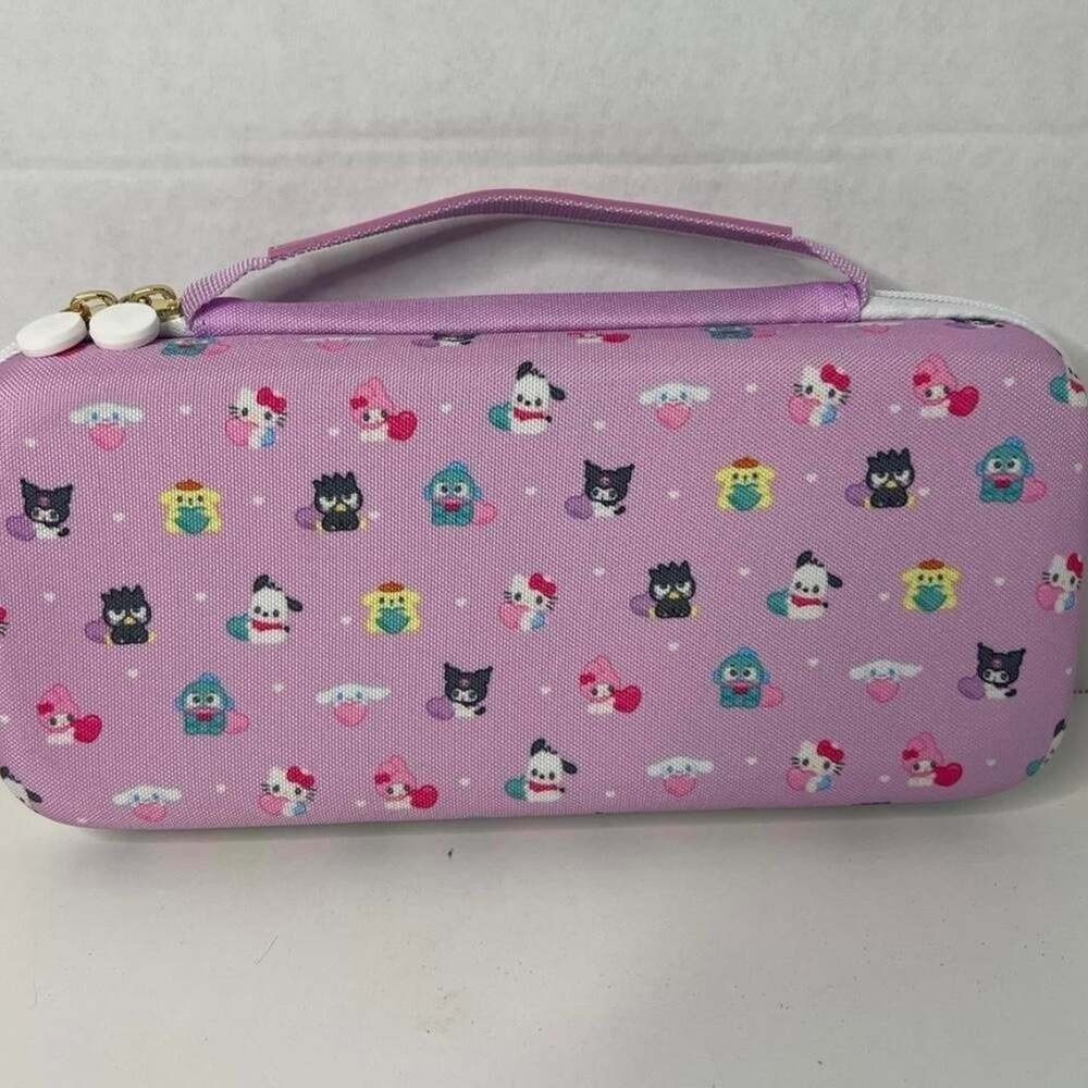 Sonix Sanrio Hello Kitty My Melody Kuromi Nintendo Switch Carrying Case Purple - Picture 3 of 6